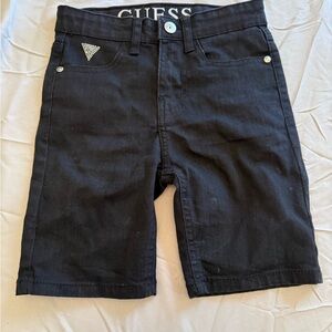 Guess Black Denim Shorts